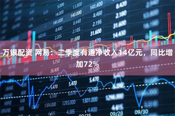 万银配资 网易：二季度有道净收入14亿元，同比增加72%